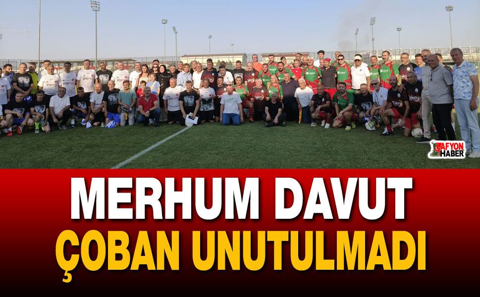 Afyon'da Anlamlı Turnuva: Merhum Davut Çoban Unutulmadı!