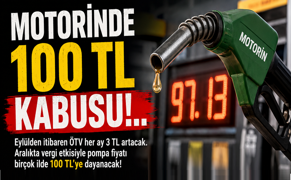 Motorinde 100 TL kabusu!..