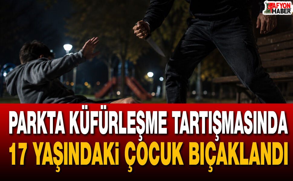 Parkta Küfürleşme tartışmasında 17 yaşındaki çocuk bıçaklandı