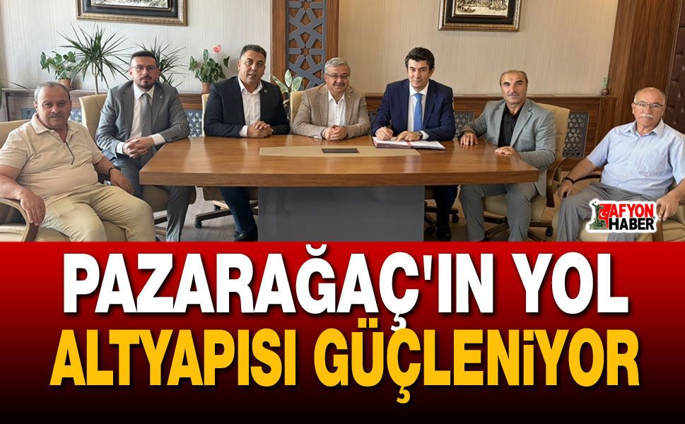 Pazarağaç'ın yol altyapısı güçleniyor