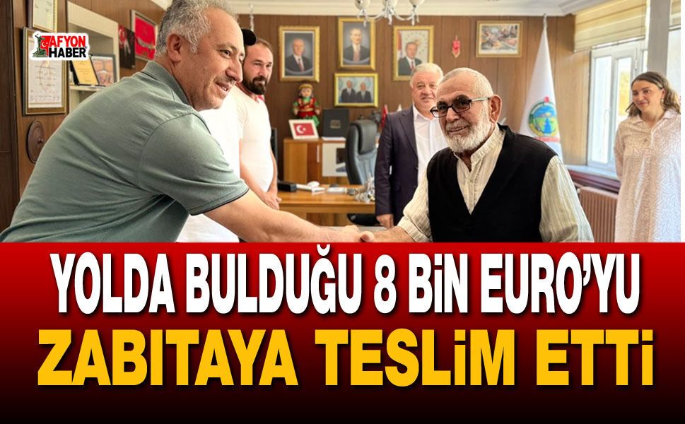 Afyon Tatarlı’da örnek davranış