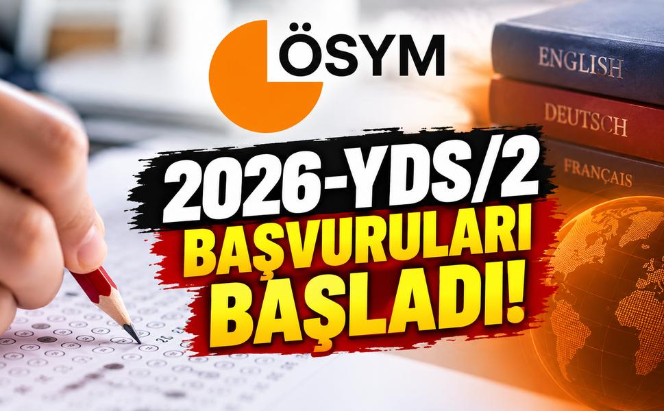 2026-YDS/2 başvuruları başladı!