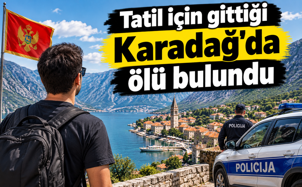 Tatil için gittiği Karadağ'da ölü bulundu