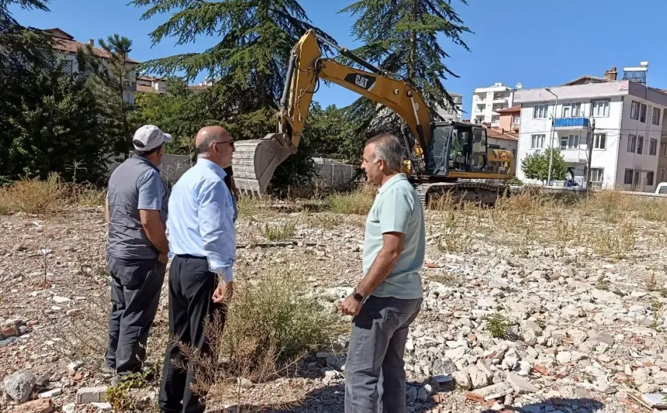 Afyonkarahisar İl Müftülüğü yeni hizmet binası temeli kazılıyor