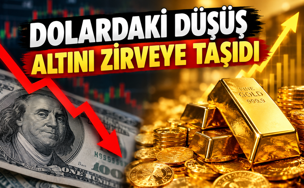 Dolardaki düşüş altını zirveye taşıdı