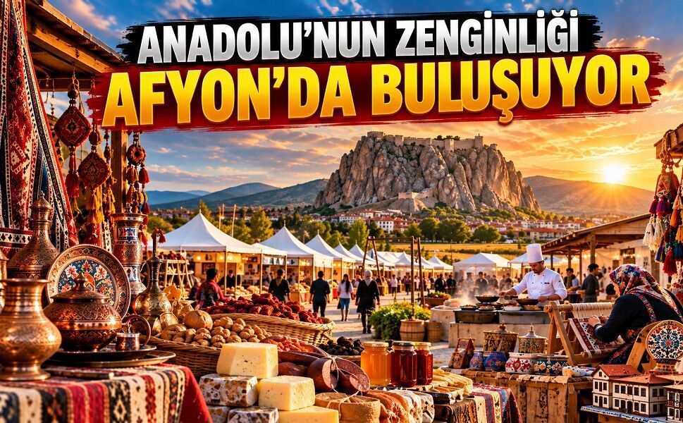 Anadolu'nun zenginliği Afyon'da buluşuyor