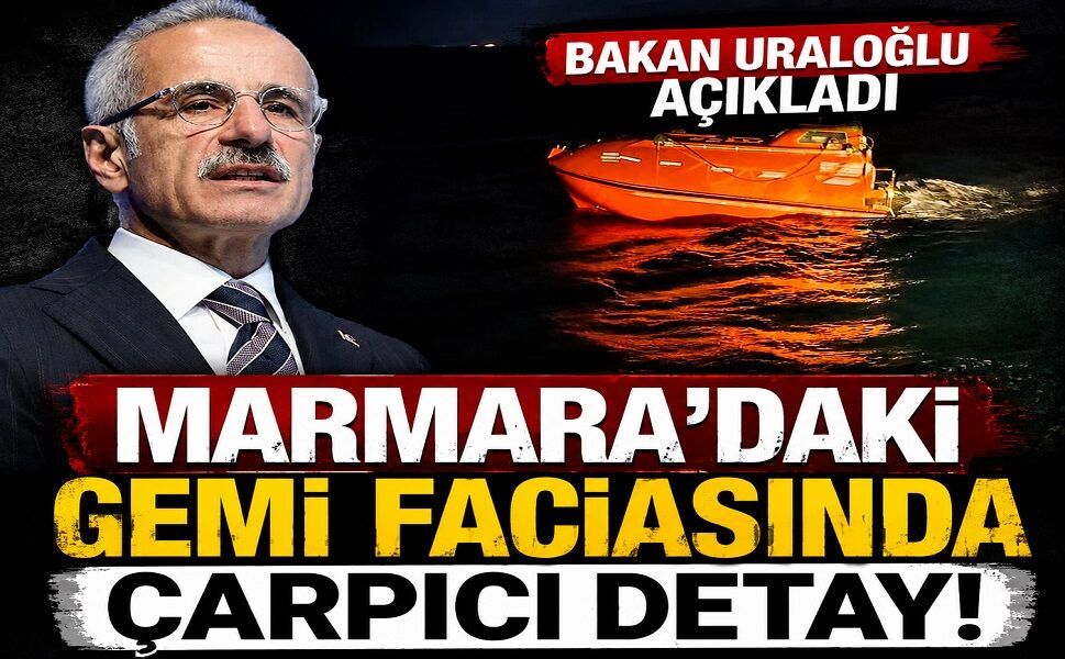 Marmara'daki gemi faciasında çarpıcı detay!