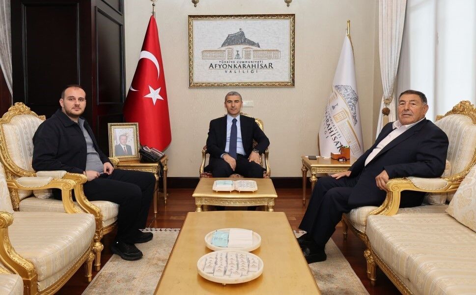 İş insanı Bekir Şapcı’dan Vali Naci Aktaş’a ziyaret