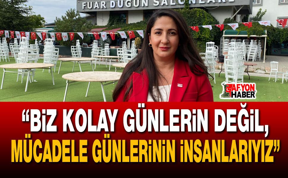 Betül Kayabaşı: “geri adım atmayacağız”