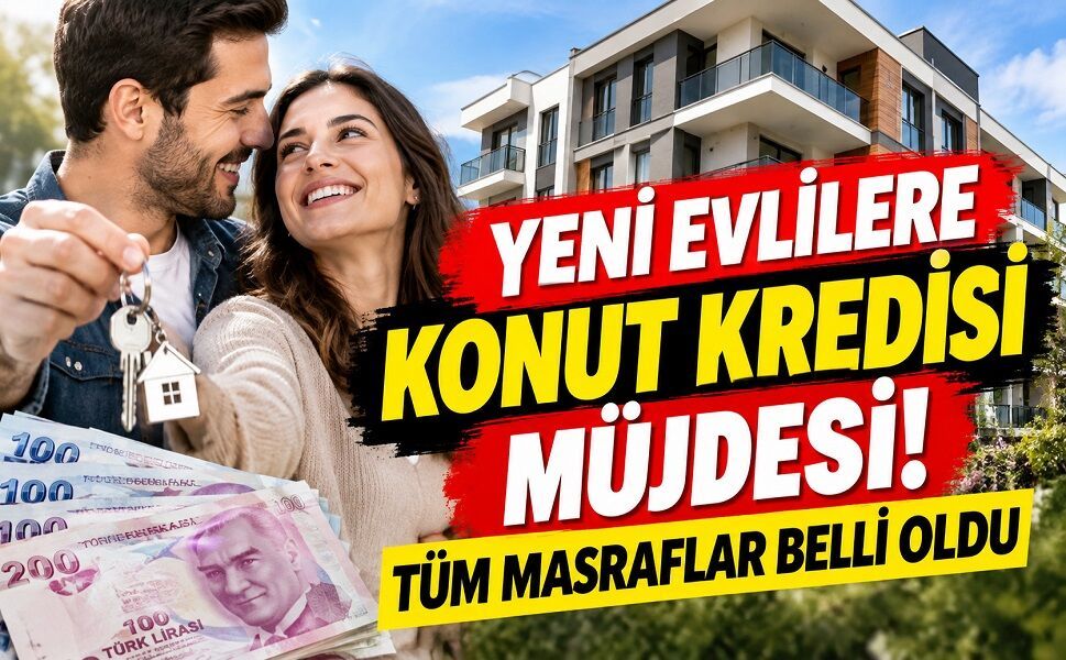 Yeni evlilere konut kredisi müjdesi! Tüm masraflar belli oldu