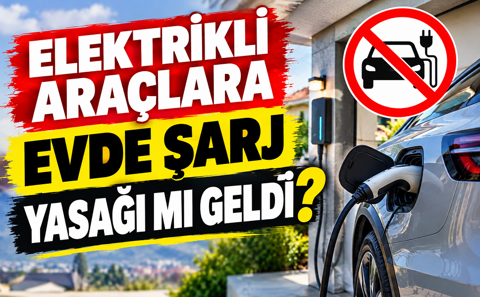 Elektrikli araçlara evde şarj yasağı mı geldi?