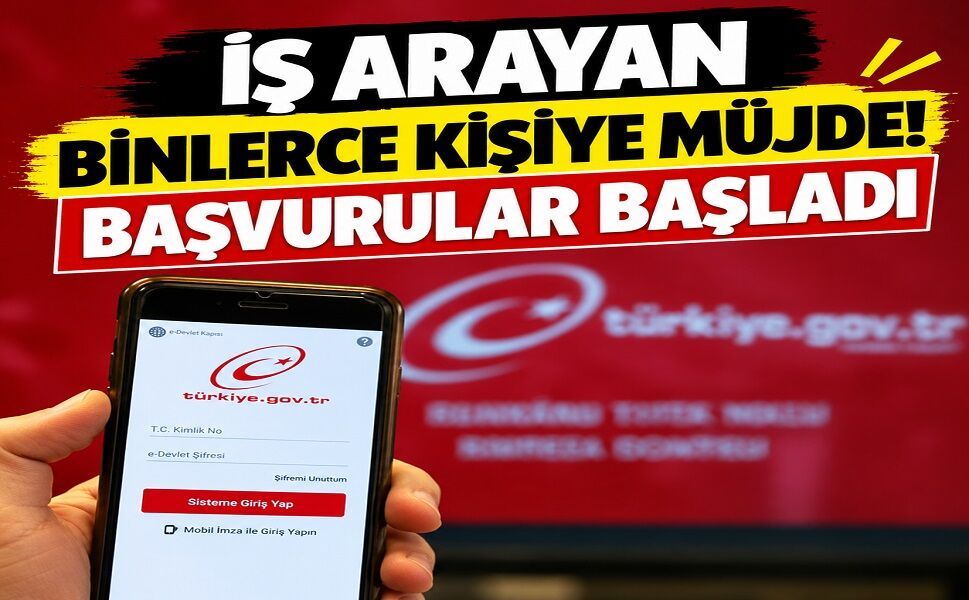 İş arayan binlerce kişiye müjde! Başvurular başladı