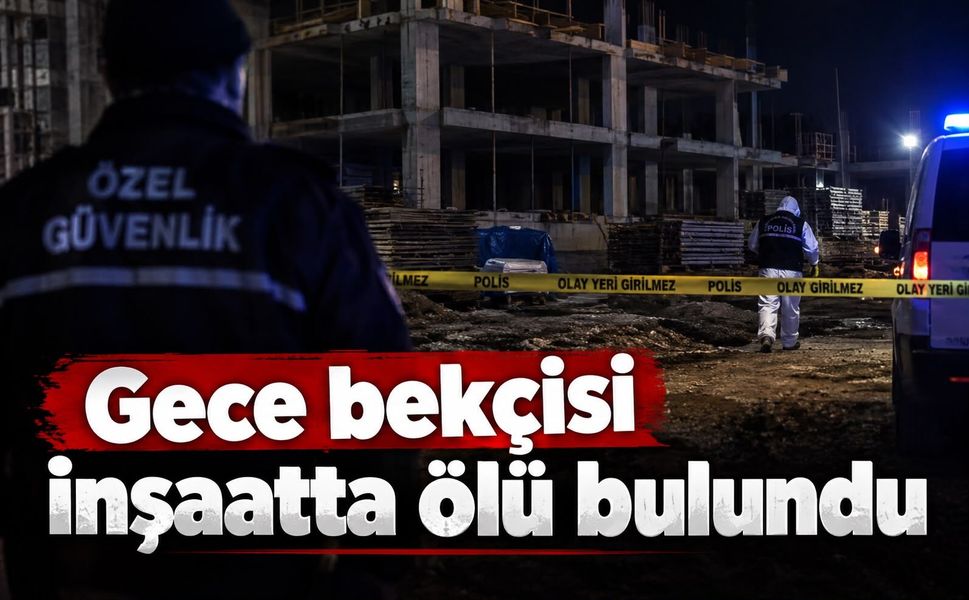 Gece bekçisi inşaatta ölü bulundu