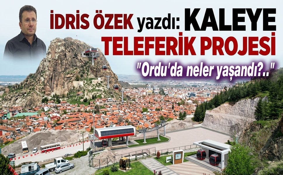 Afyon'da Kale'ye Teleferik Projesi üzerine...