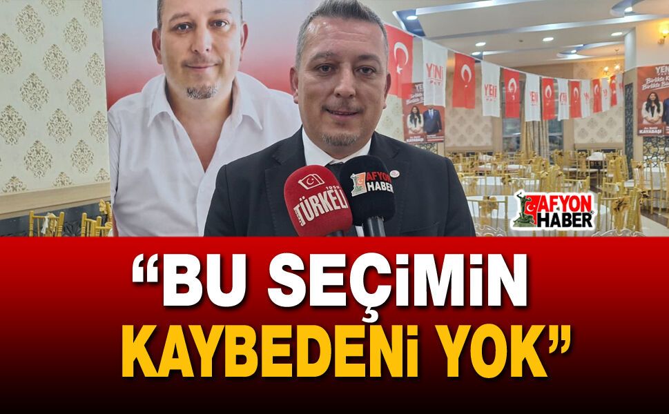 Başkan Şallı: “bu seçimin kaybedeni yok”