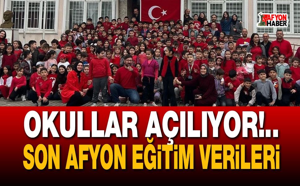 Afyon'da 146 bin öğrenci ders başı yapacak