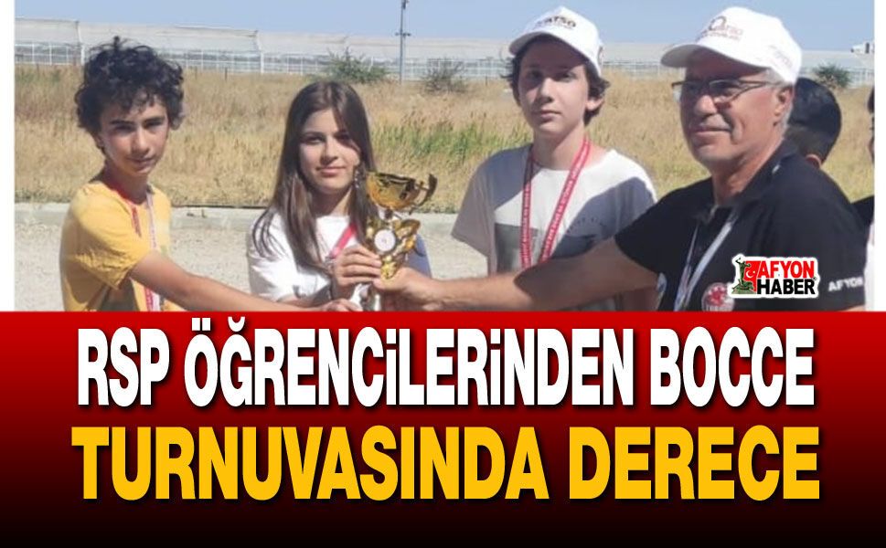 RSP öğrencilerinden Bocce turnuvasında derece