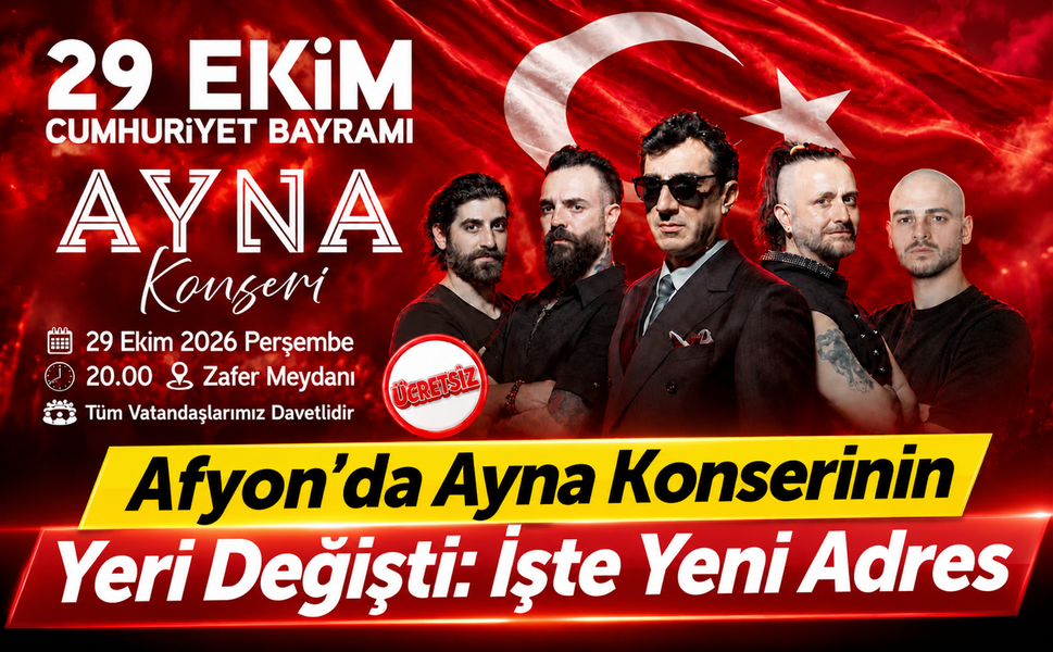 Afyon’da Ayna Konserinin Yeri Değişti: İşte Yeni Adres