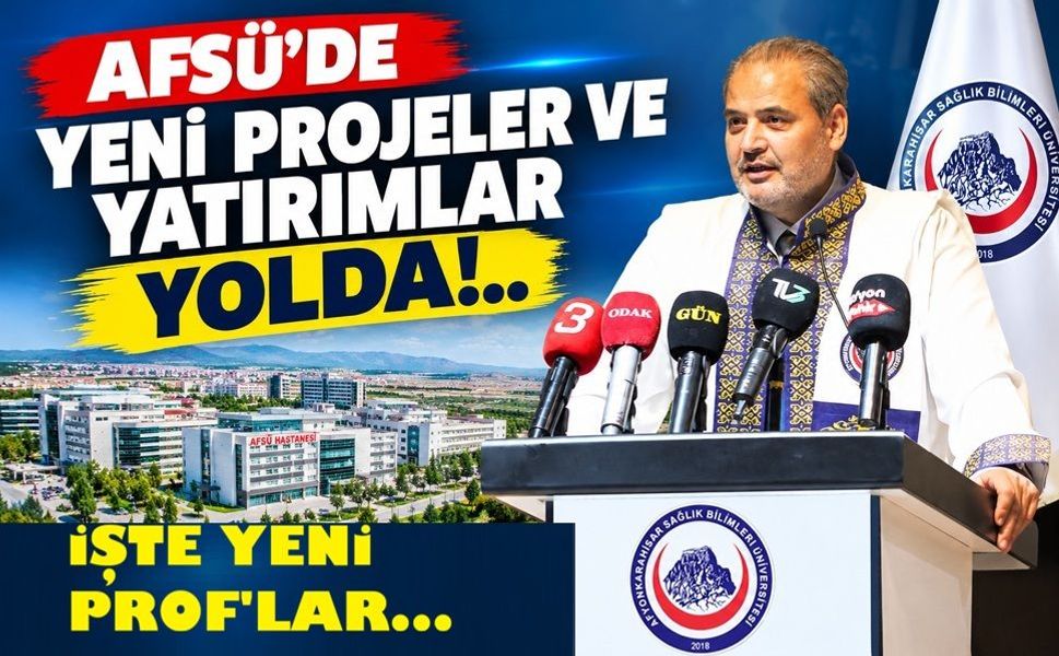 AFSÜ'de yeni projeler ve yatırımlar yolda!..