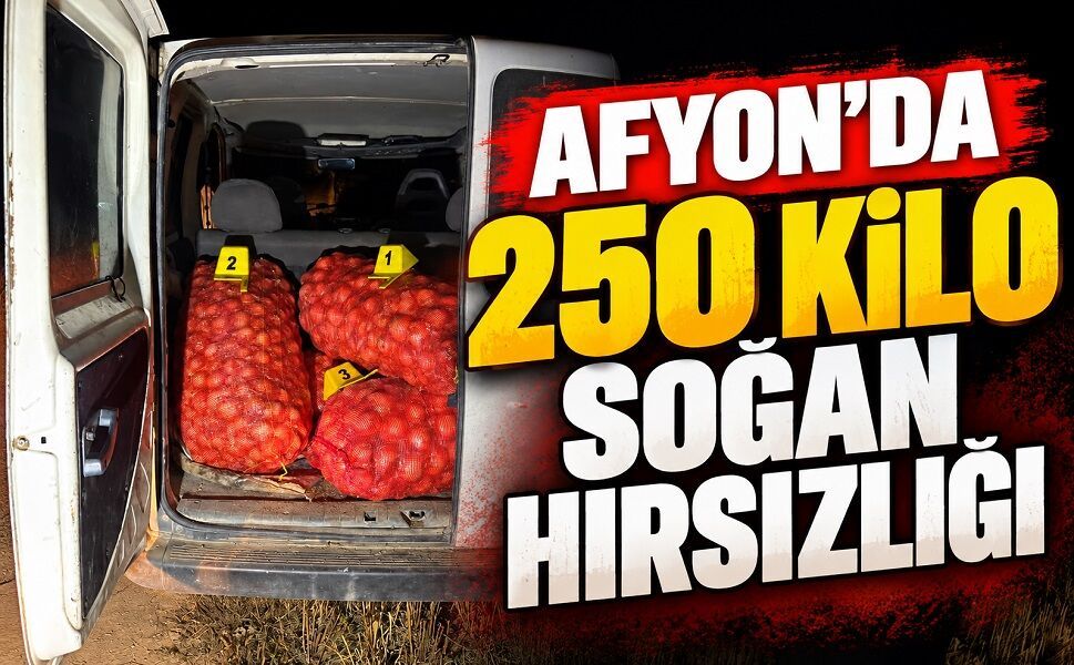 Afyon’da 250 Kilo Soğan Hırsızlığı