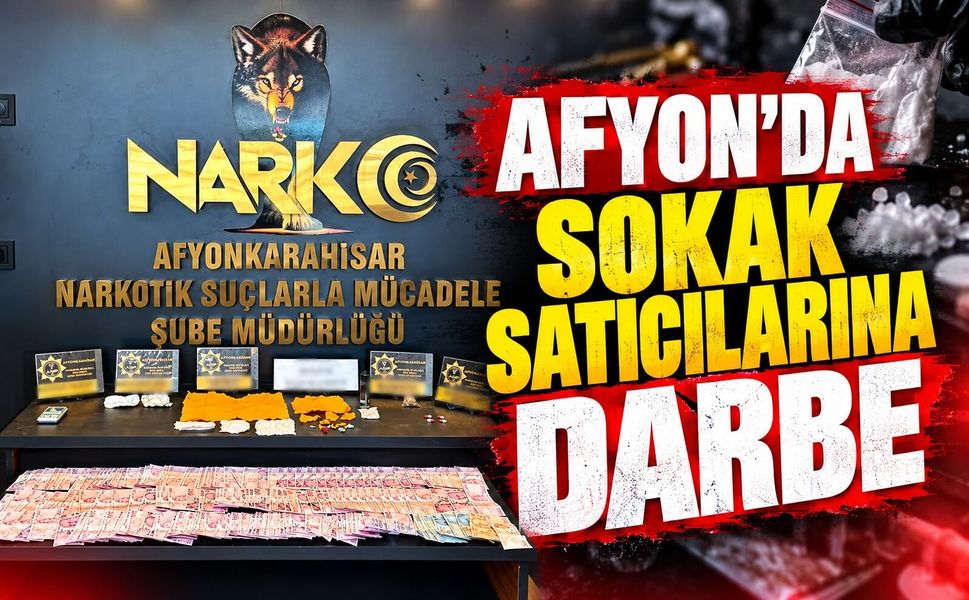 Afyon'da sokak satıcılarına darbe