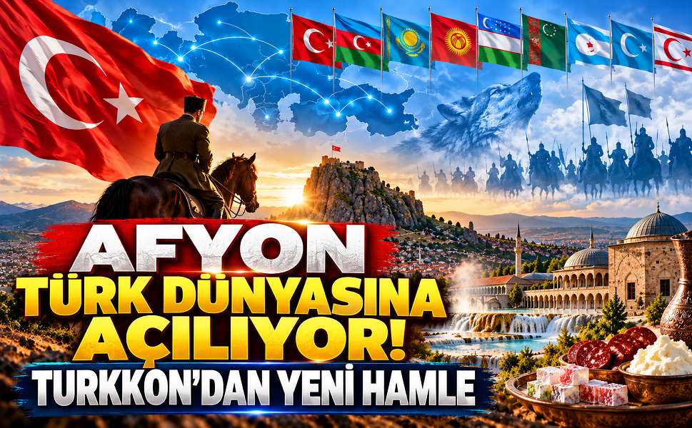 Afyon Türk Dünyasına açılıyor! TURKKON’dan yeni hamle