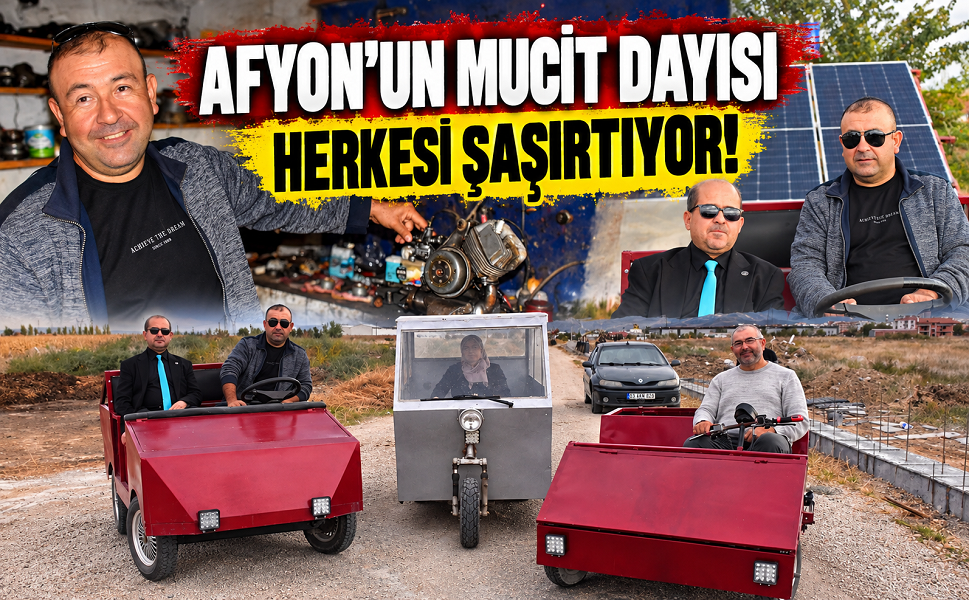 Afyon’un mucit dayısı herkesi şaşırtıyor!