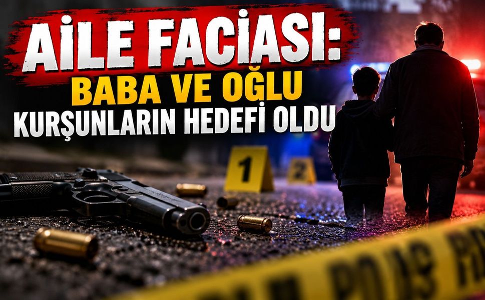 Aile faciası: Baba ve oğlu kurşunların hedefi oldu