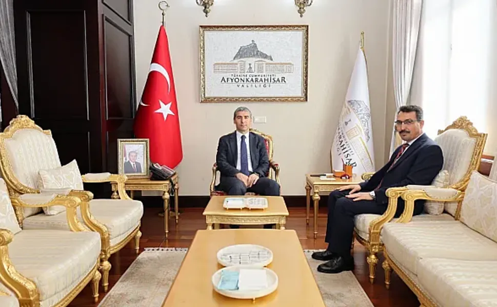 Afyonkarahisar Müftüsü Dr. Ali Hayri Çelik'in ilk ziyareti