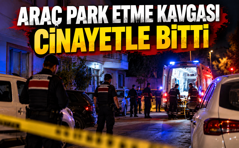 Araç park etme kavgası cinayetle bitti