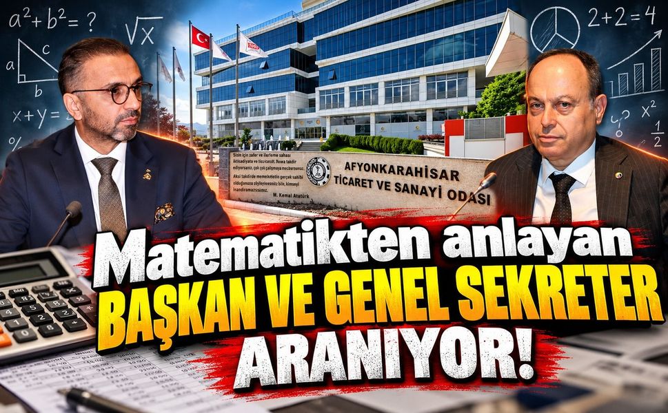 Matematikten anlayan Başkan ve Genel Sekreter aranıyor!