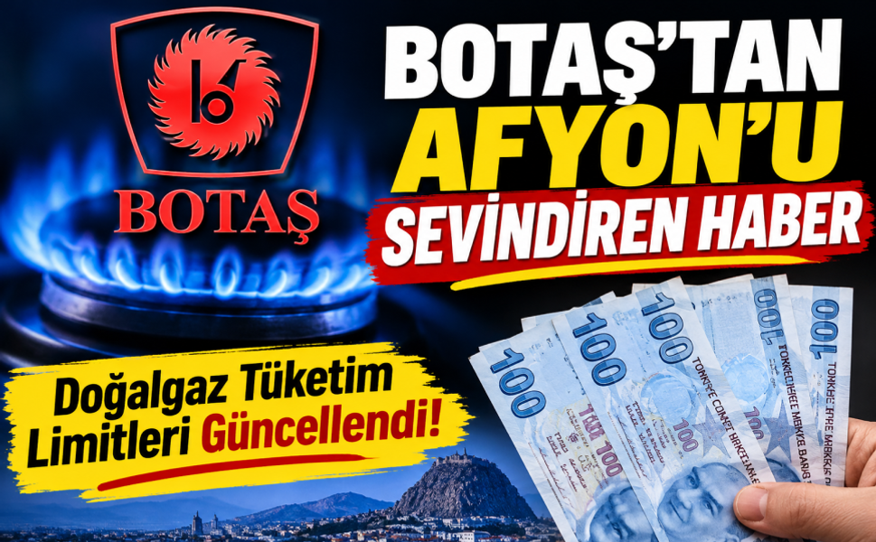BOTAŞ'tan Afyon'u sevindiren haber!..