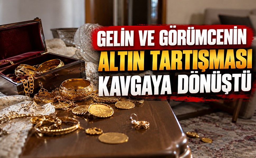 Gelin ve görümcenin altın tartışması kavgaya dönüştü