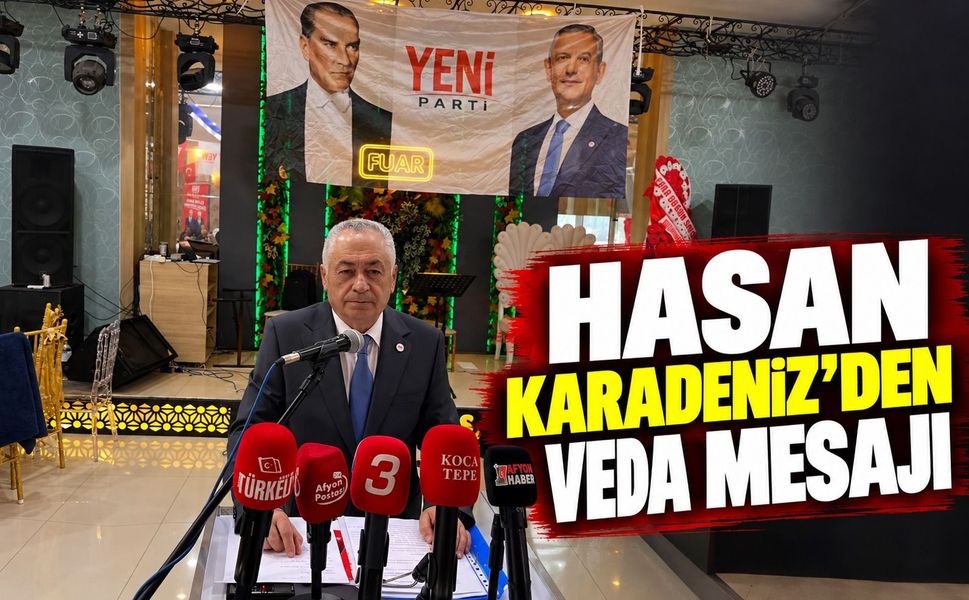 Hasan Karadeniz'den veda mesajı