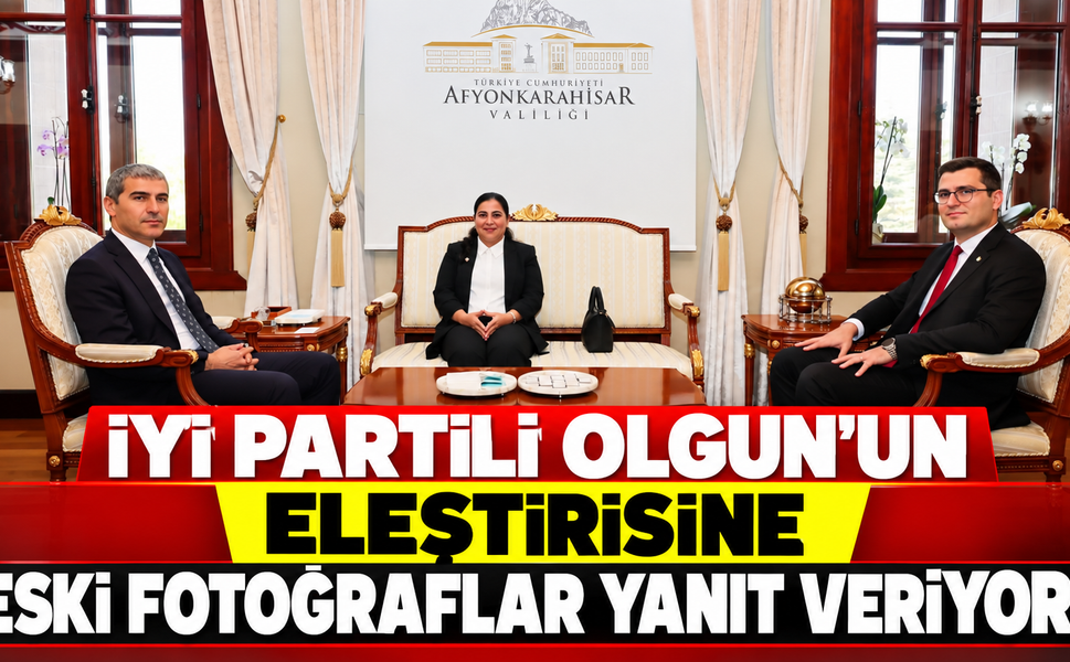 İYİ Partili Olgun'un eleştirisine eski fotoğraflar yanıt veriyor!