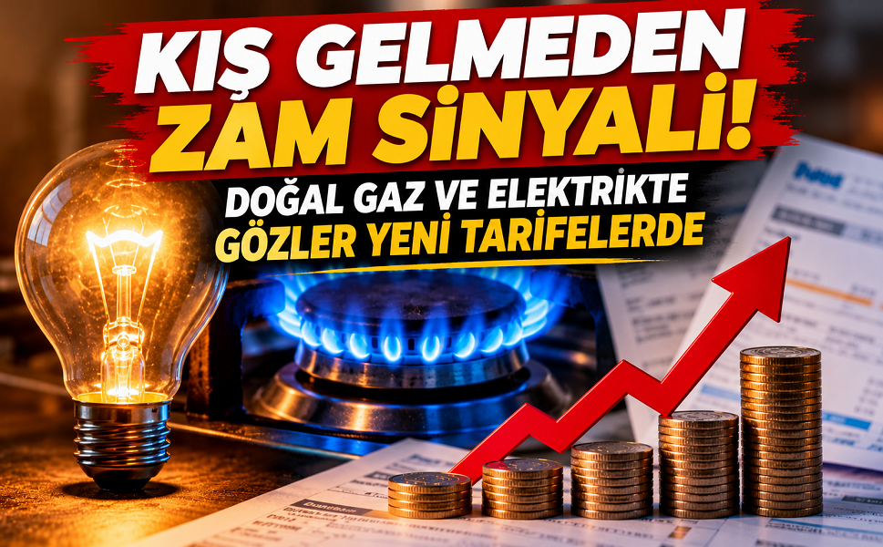 Kış gelmeden zam sinyali! Doğal gaz ve elektrikte gözler yeni tarifelerde