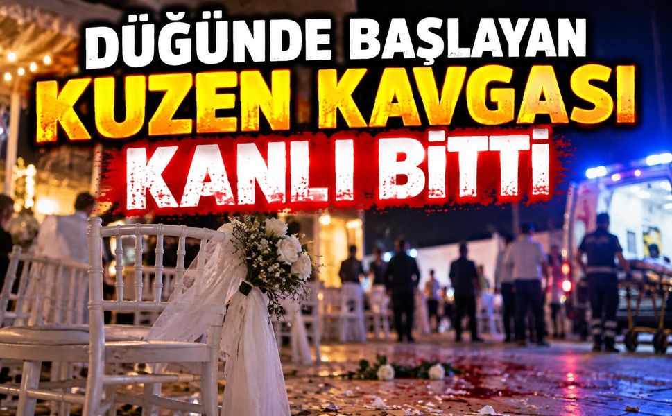 Düğünde başlayan kuzen kavgası kanlı bitti