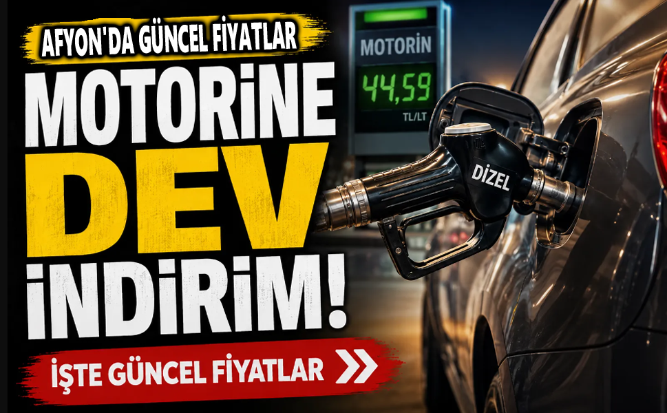Motorine büyük indirim geliyor!.. Afyon'da kaç TL olacak?