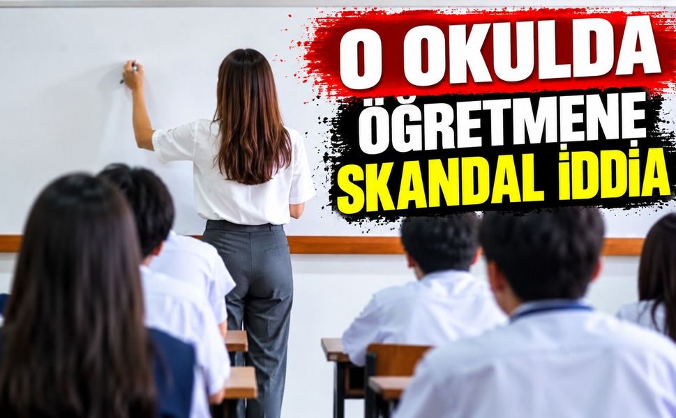 O okulda öğretmene skandal iddia