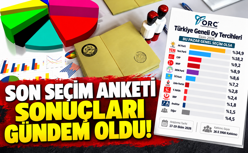 Son seçim anketi sonuçları gündem oldu!