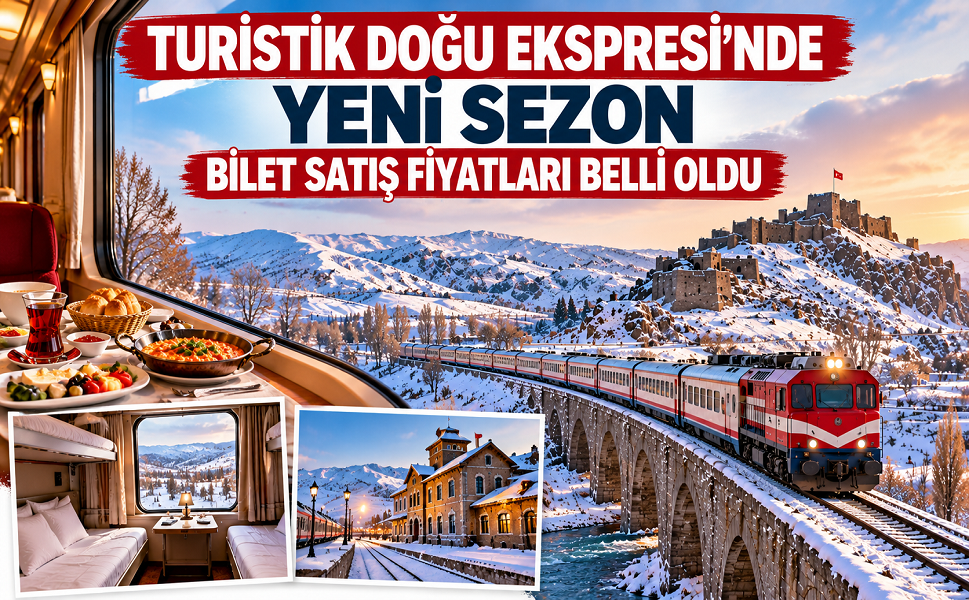 Turistik Doğu Ekspresi’nde yeni sezon bilet satış fiyatları belli oldu