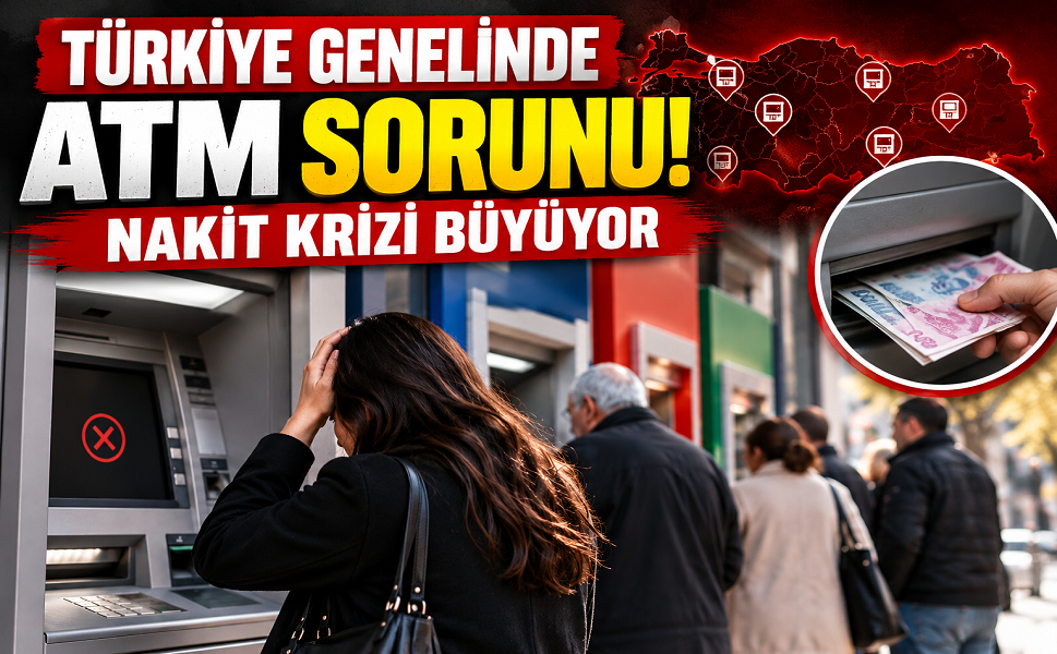 Türkiye genelinde ATM sorunu! Nakit krizi büyüyor