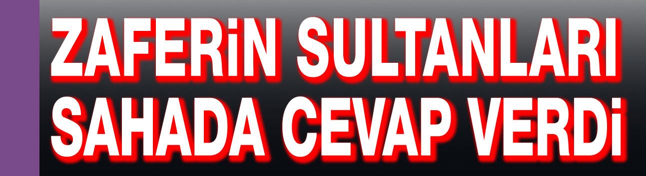 Zaferin Sultanları, çirkefliğe sahada cevap verdi!..